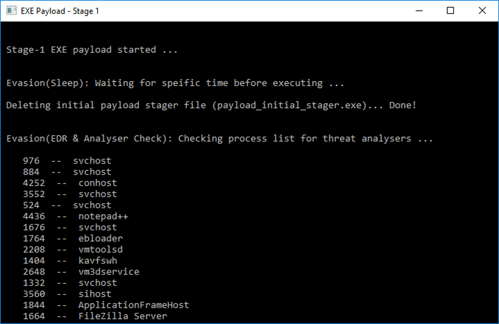 Ransomware Attack Sequence: EXE Payload Discovery