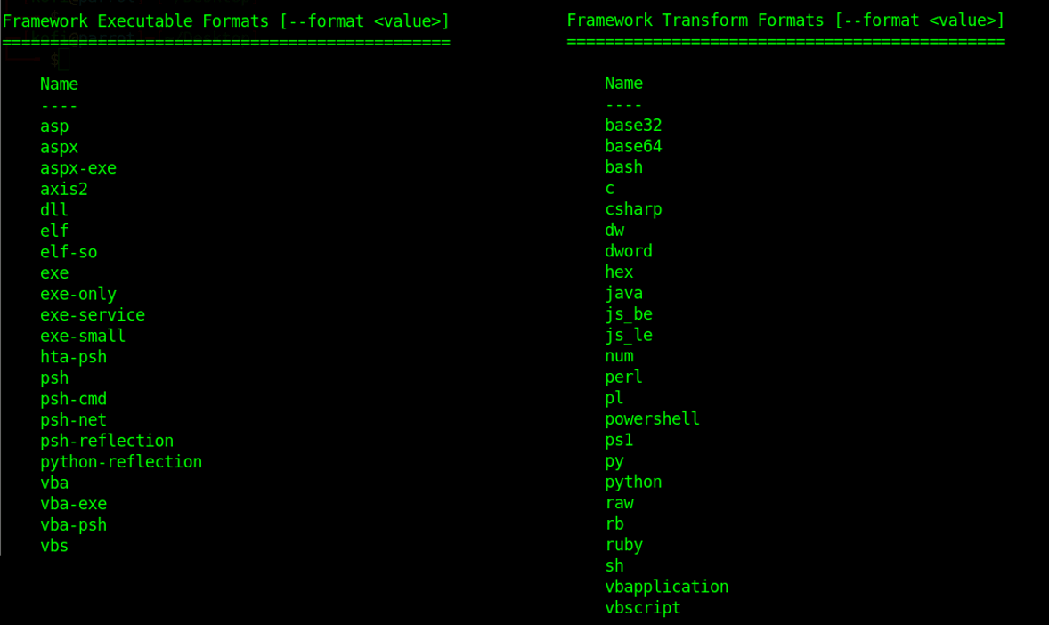 Metasploit executable