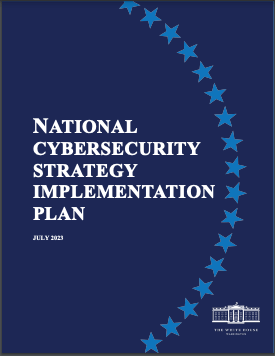 The cover of the U.S. National Cybersecurity Strategy Implementation Plan 