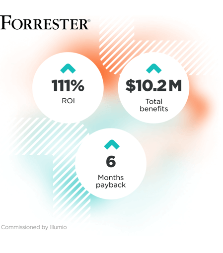 Forrester TEI for Illumio Zero Trust Segmentation key metrics