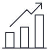 Bar chart increase